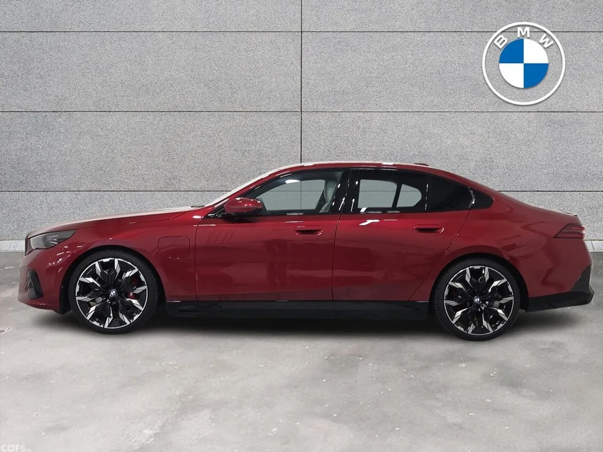 BMW 5-Series Saloon, Petrol Plug-in Hybrid, 2026, Red