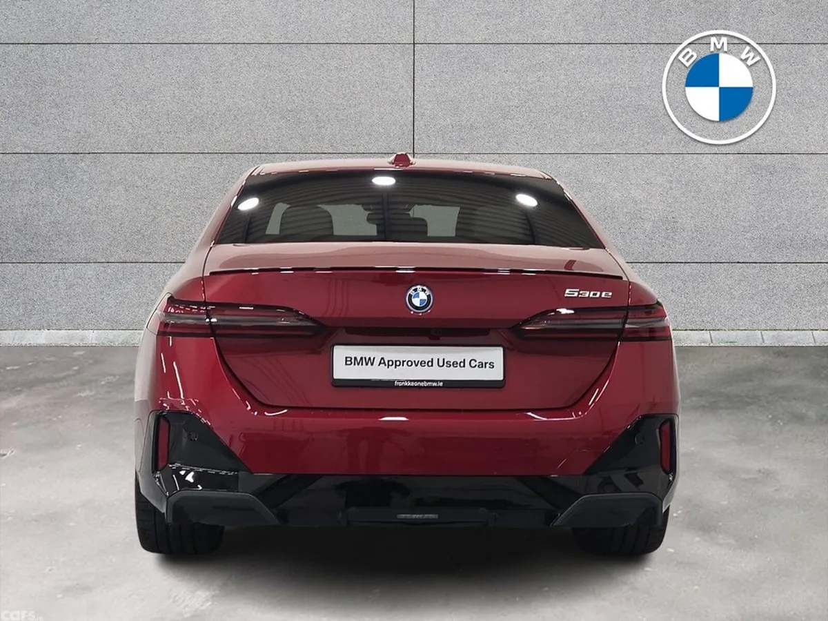 BMW 5-Series Saloon, Petrol Plug-in Hybrid, 2026, Red