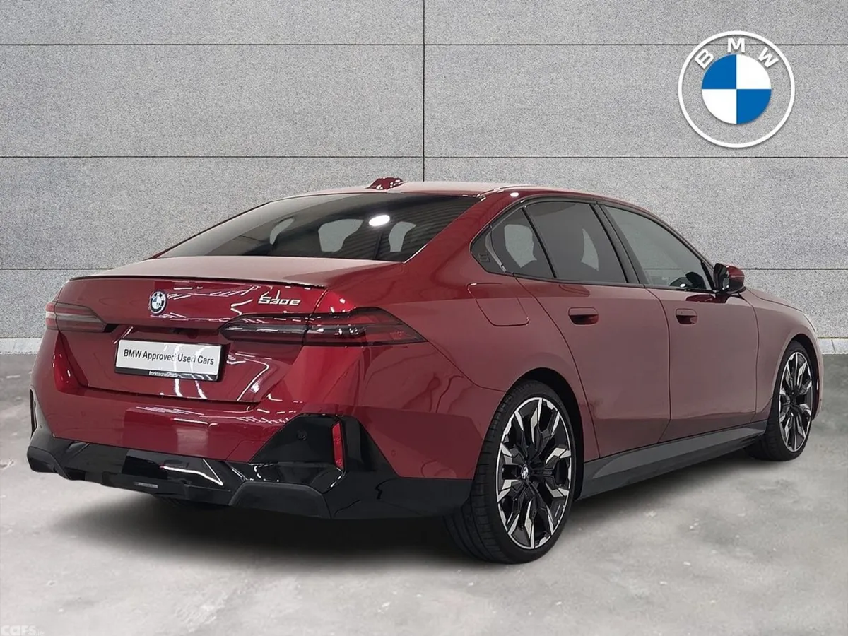 BMW 5-Series Saloon, Petrol Plug-in Hybrid, 2026, Red