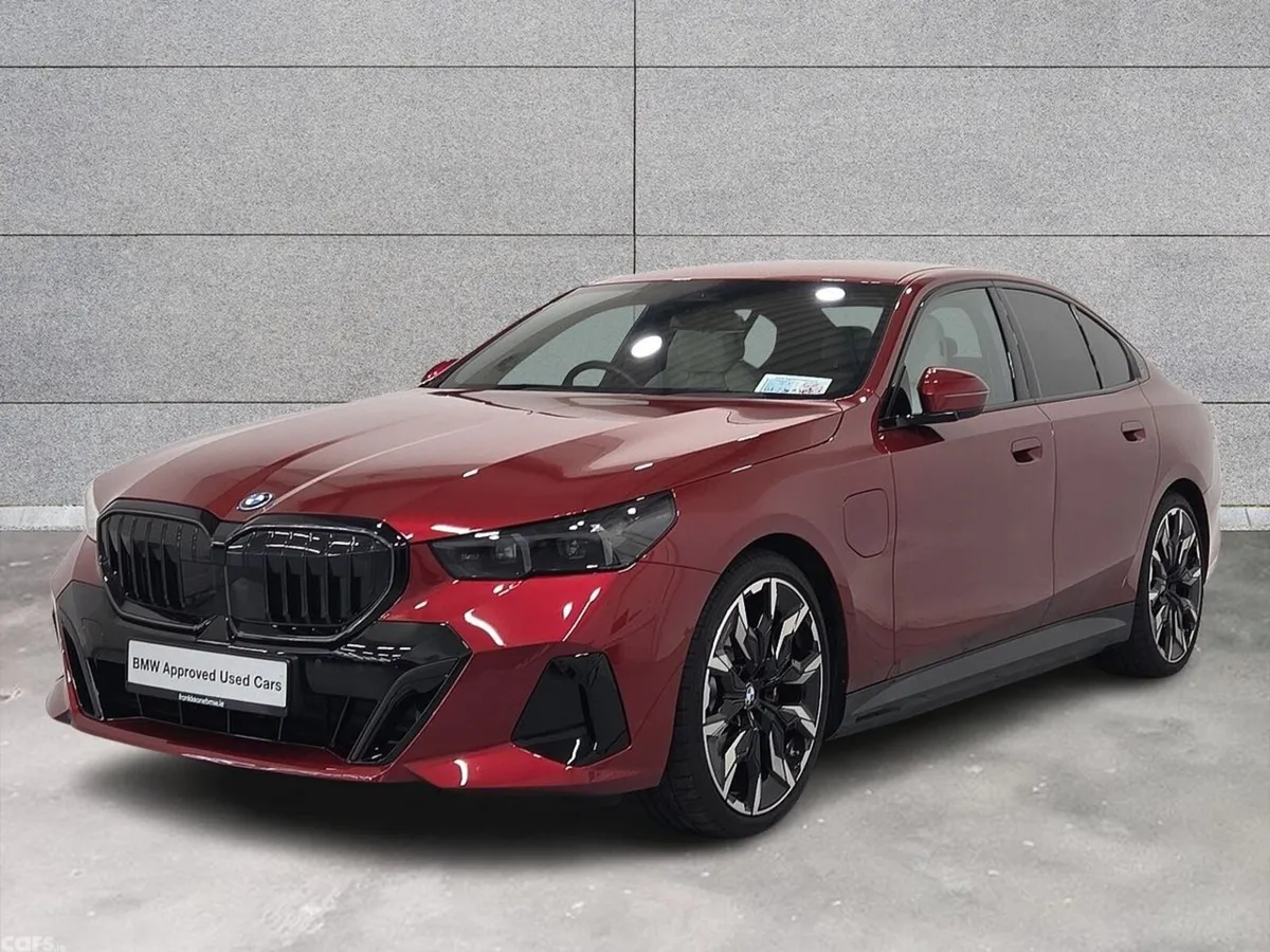 BMW 5-Series Saloon, Petrol Plug-in Hybrid, 2026, Red