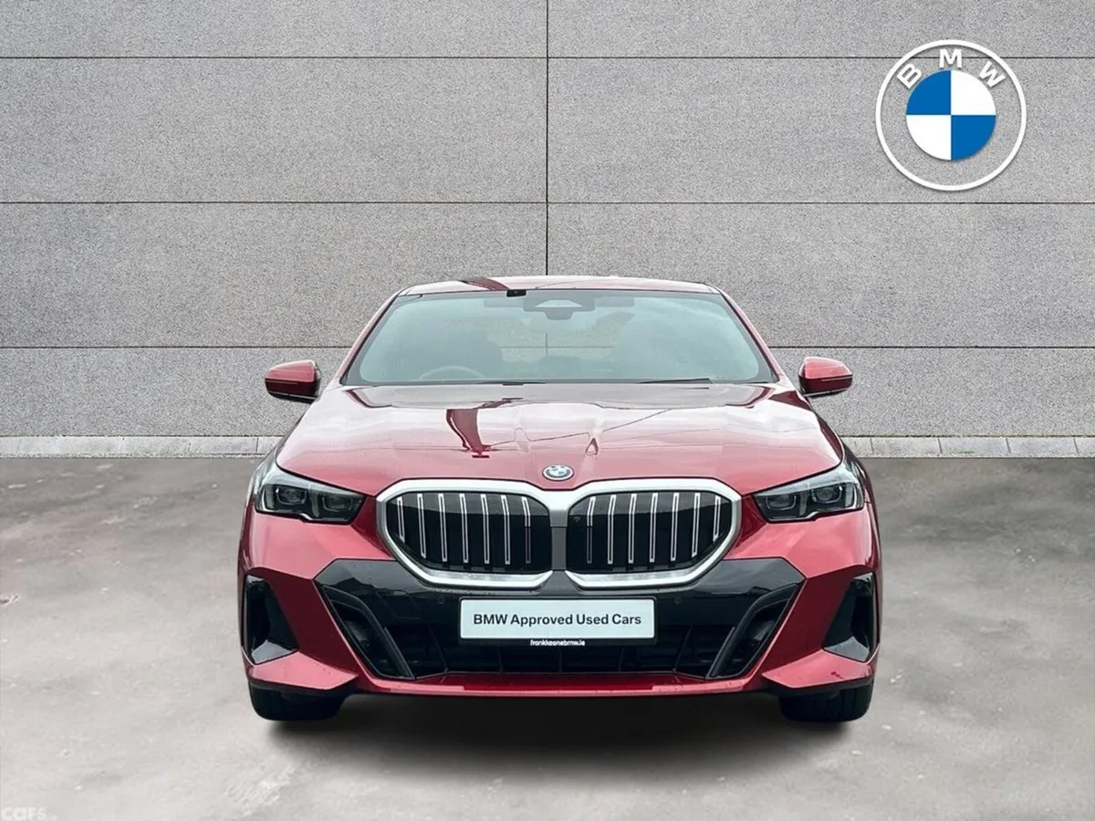 BMW 5-Series Saloon, Petrol Plug-in Hybrid, 2025, Red