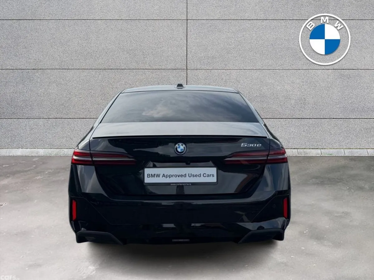 BMW 5-Series Saloon, Petrol Plug-in Hybrid, 2024, Black