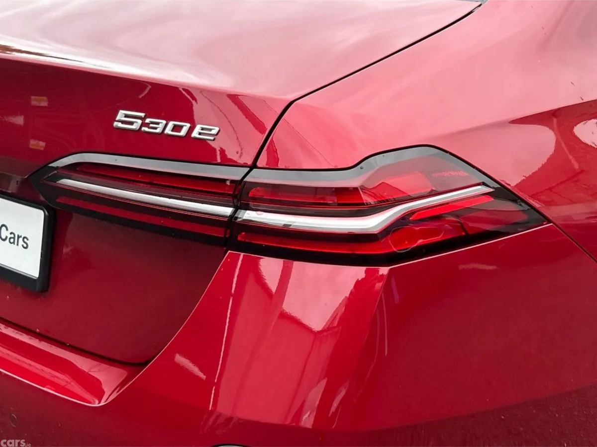 BMW 5-Series Saloon, Petrol Plug-in Hybrid, 2025, Red