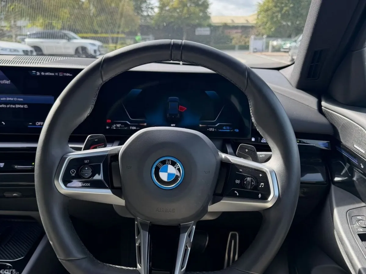 BMW 5-Series Saloon, Petrol Plug-in Hybrid, 2024, Black