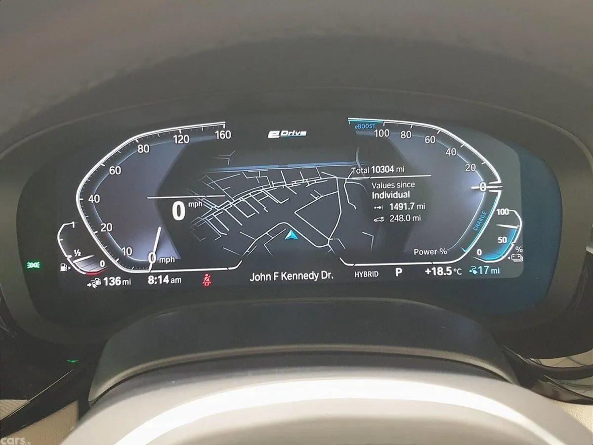 BMW 5-Series Estate, Petrol Plug-in Hybrid, 2021, Black