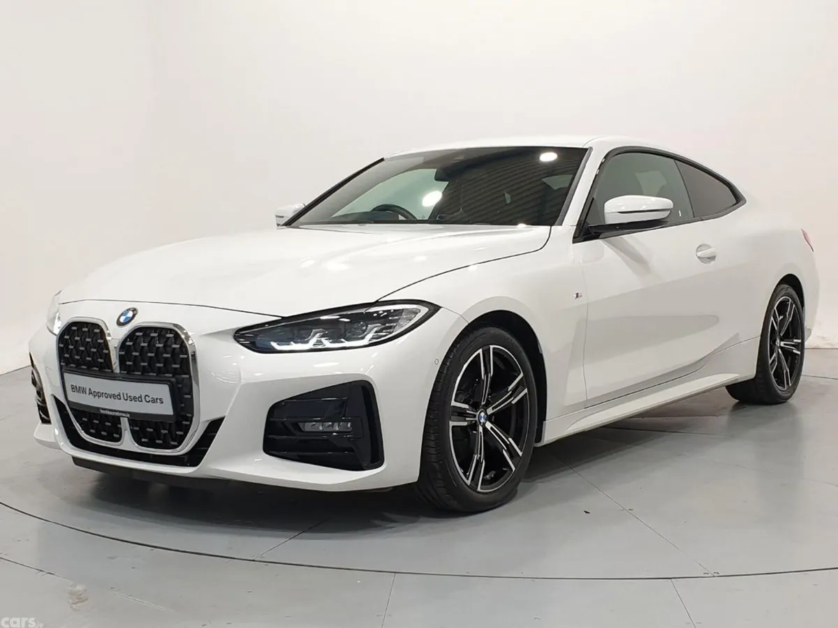 BMW 4-Series Coupe, Diesel Hybrid, 2021, White