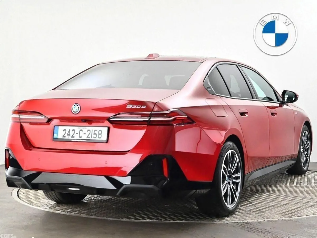 BMW 5-Series Saloon, Petrol Plug-in Hybrid, 2024, Red