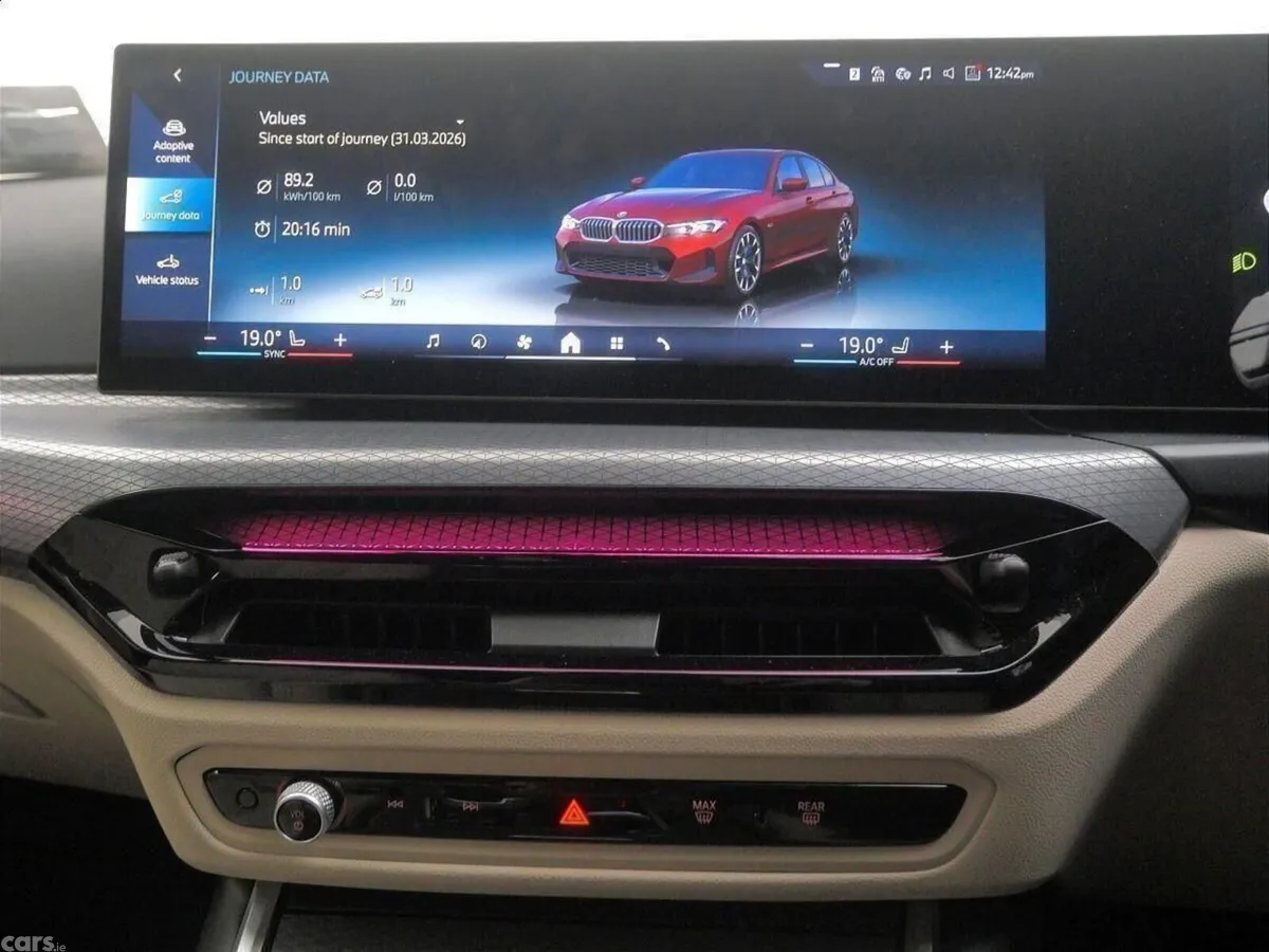 BMW 3-Series Saloon, Petrol Plug-in Hybrid, 2025, Red