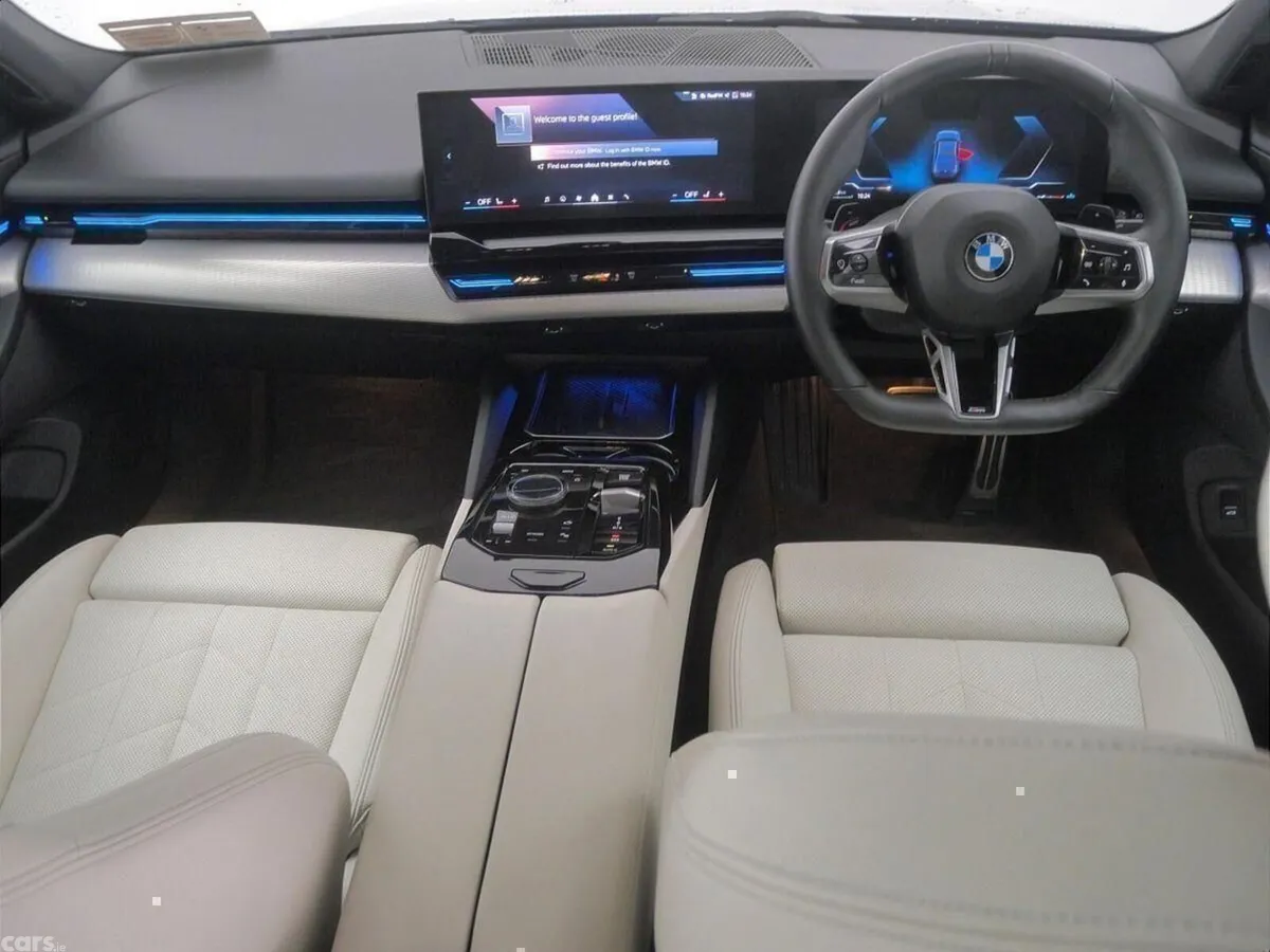 BMW 5-Series Saloon, Petrol Hybrid, 2024, Blue