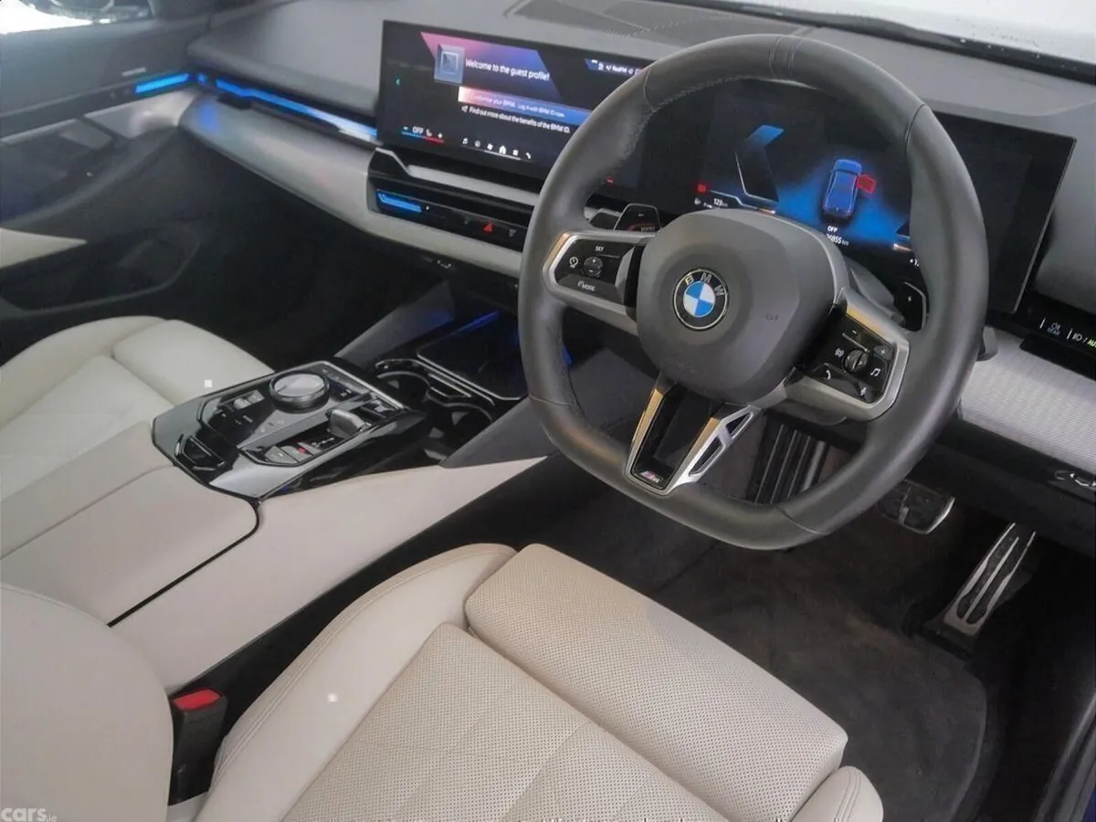 BMW 5-Series Saloon, Petrol Hybrid, 2024, Blue