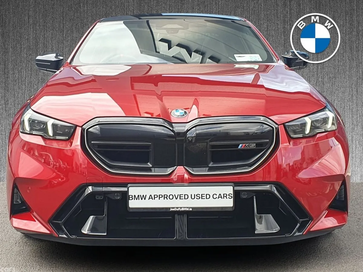 BMW M5 Saloon, Petrol Plug-in Hybrid, 2025, Red