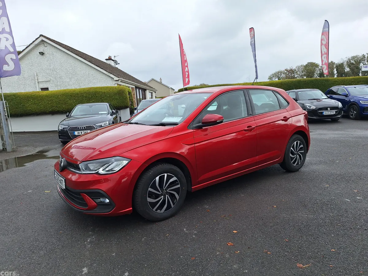 Volkswagen Polo Hatchback, Petrol, 2023, Red