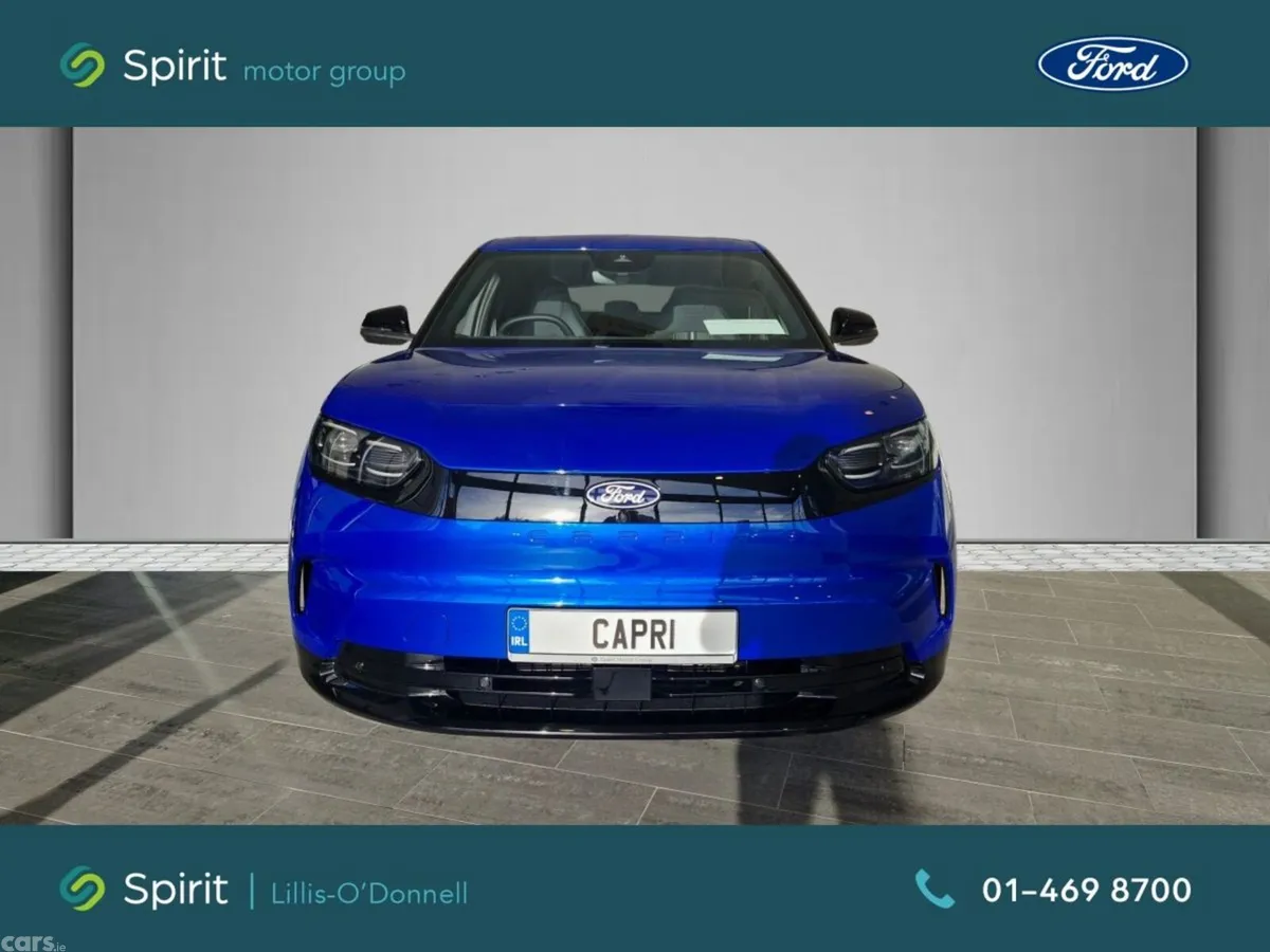 Ford Capri Saloon, Electric, 2027, Blue