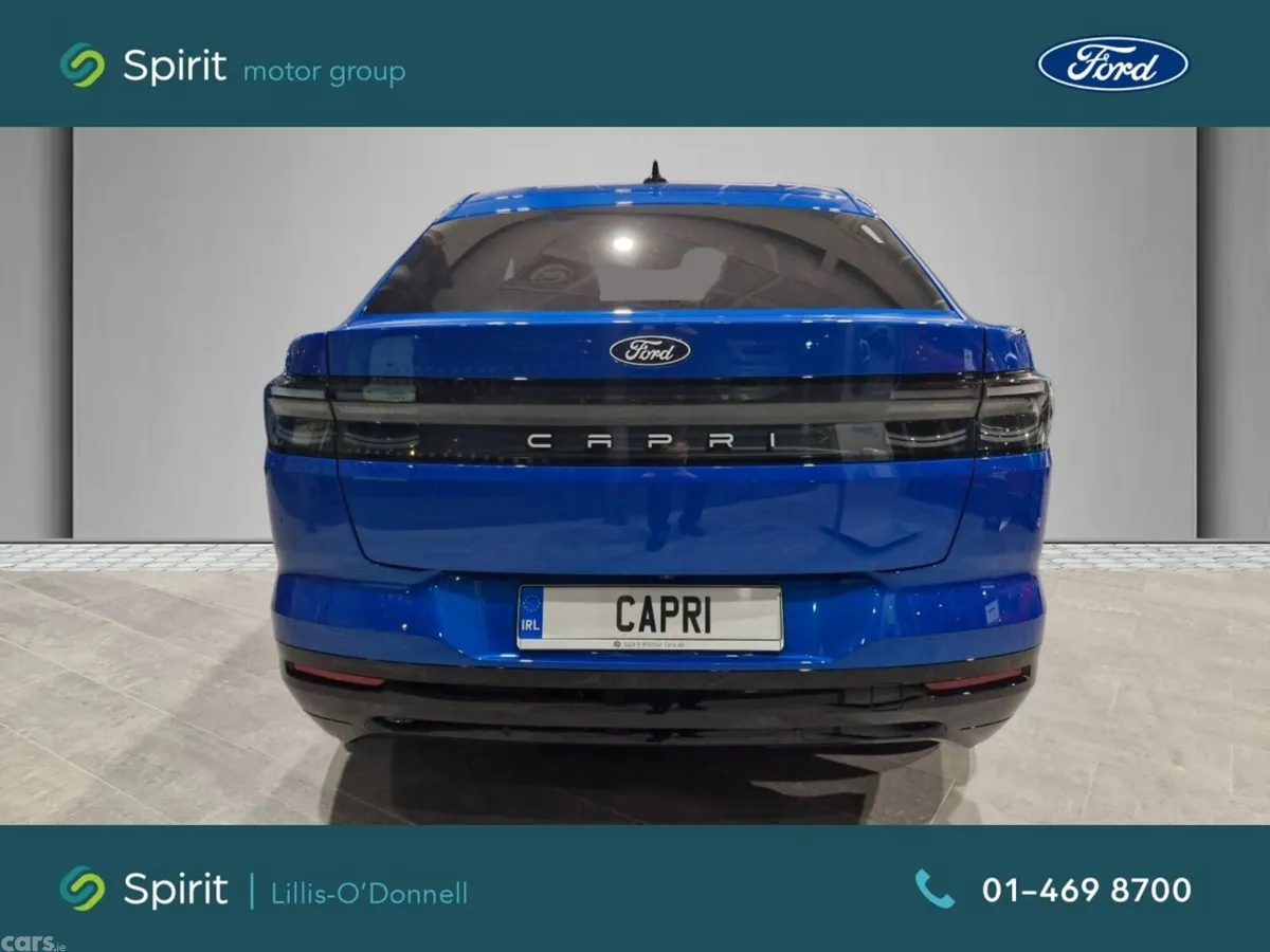 Ford Capri Saloon, Electric, 2027, Blue