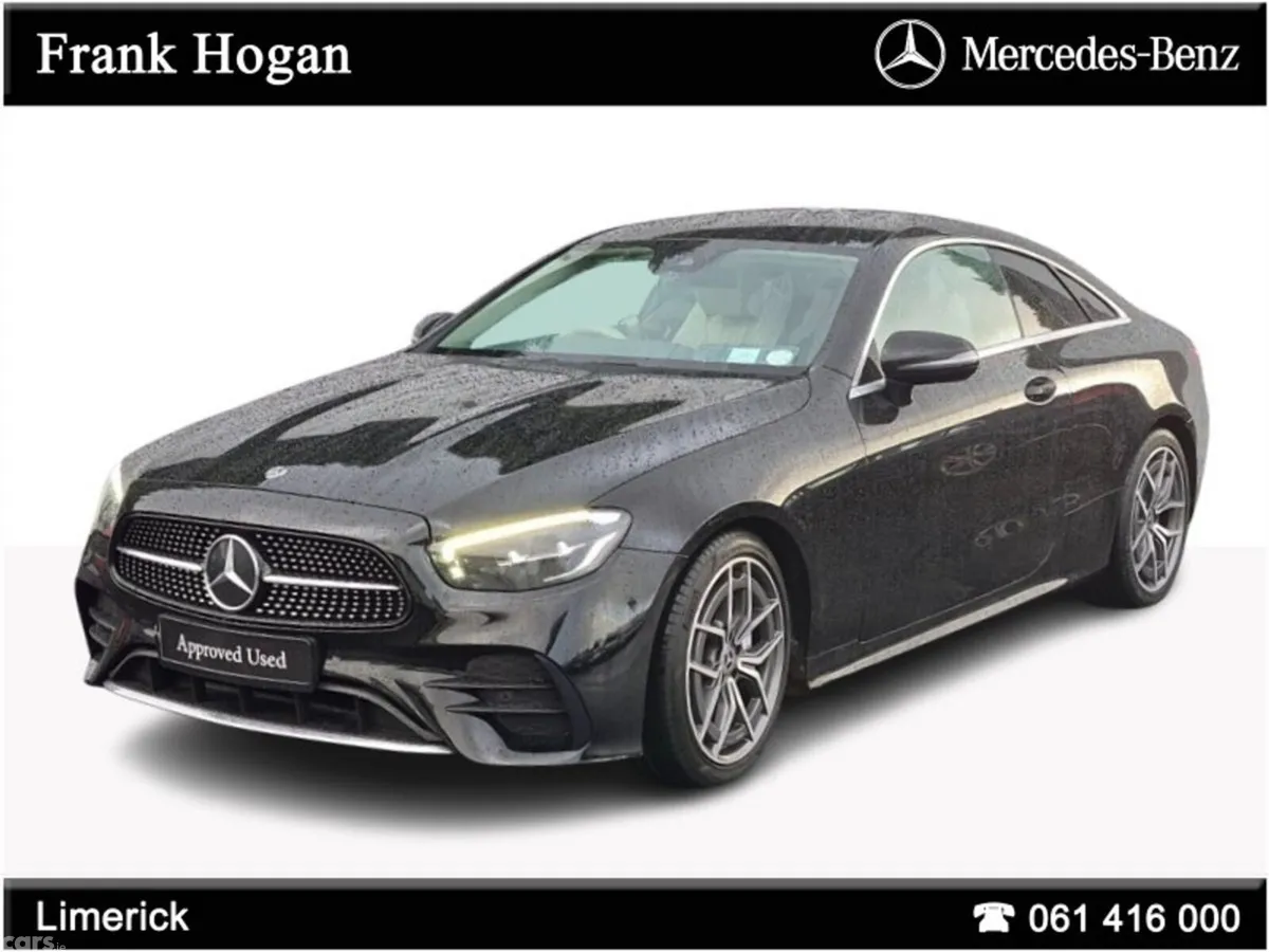 Mercedes-Benz E-Class Coupe, Diesel, 2021, Black