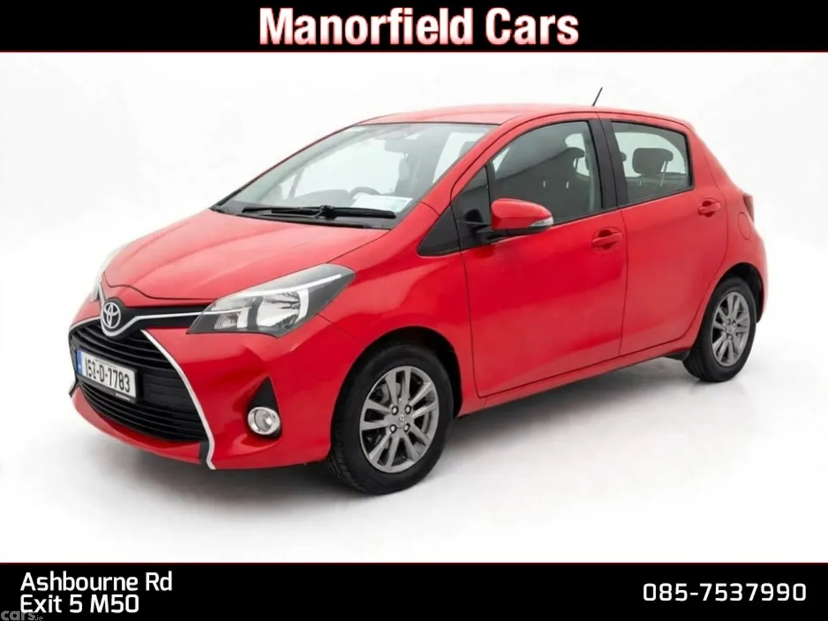 Toyota Yaris Hatchback, Petrol, 2016, Red