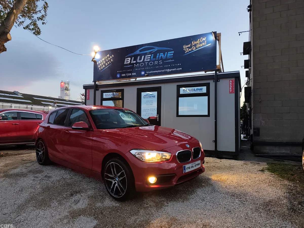 BMW 1-Series Hatchback, Diesel, 2017, Red