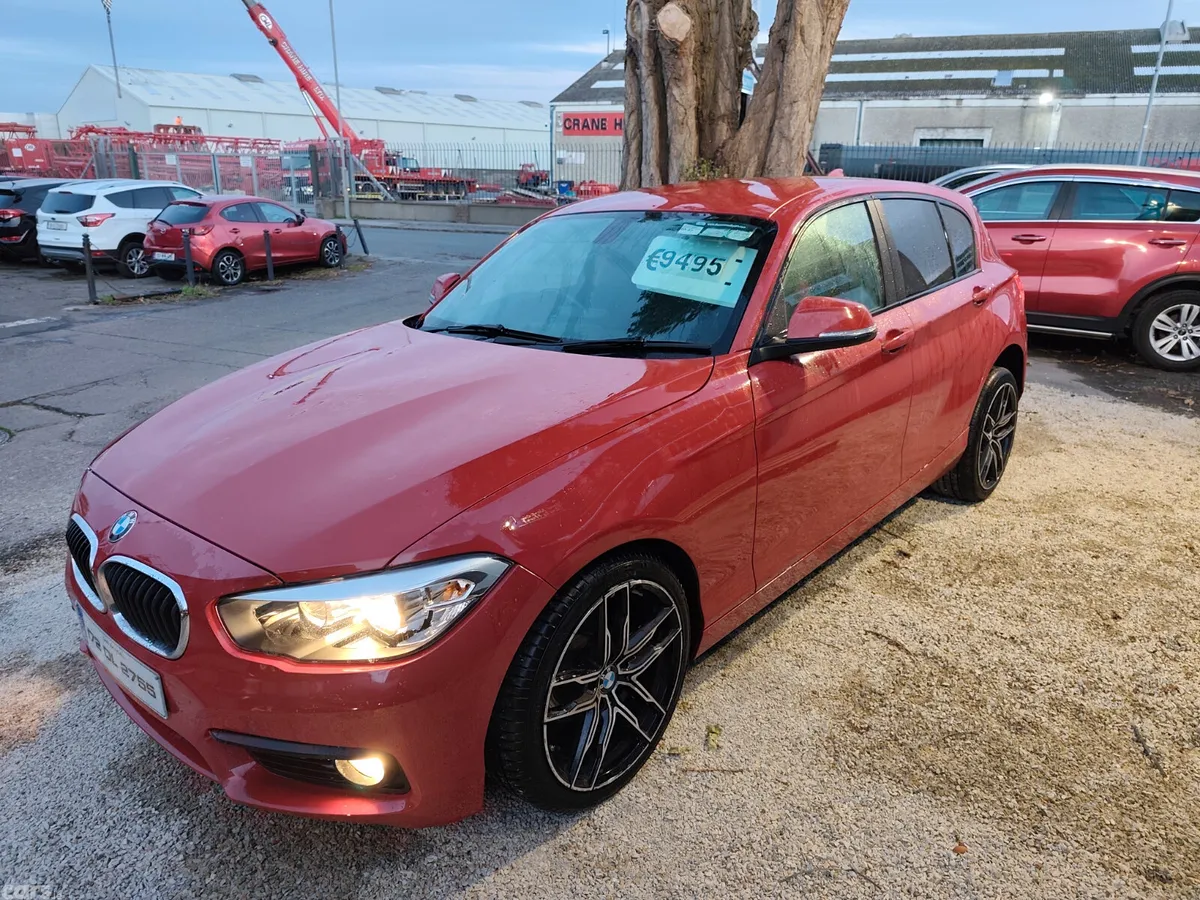 BMW 1-Series Hatchback, Diesel, 2017, Red