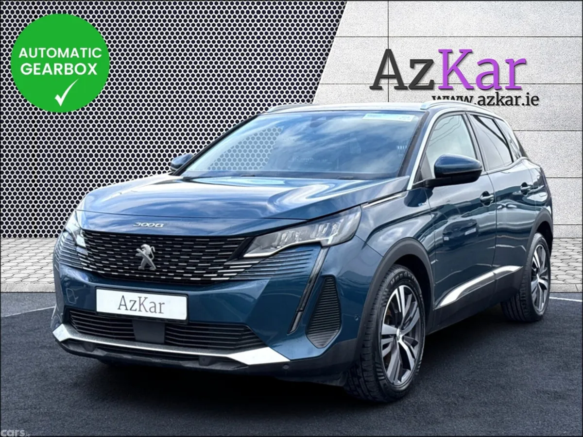 Peugeot 3008 SUV, Petrol Plug-in Hybrid, 2021, Blue