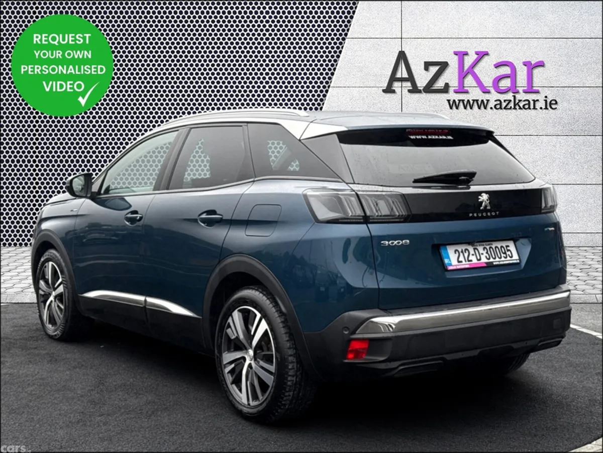 Peugeot 3008 SUV, Petrol Plug-in Hybrid, 2021, Blue