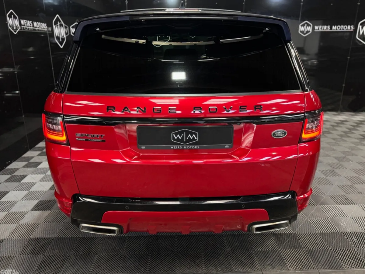 Land Rover Range Rover Sport Estate, Petrol Plug-in Hybrid, 2020, Red
