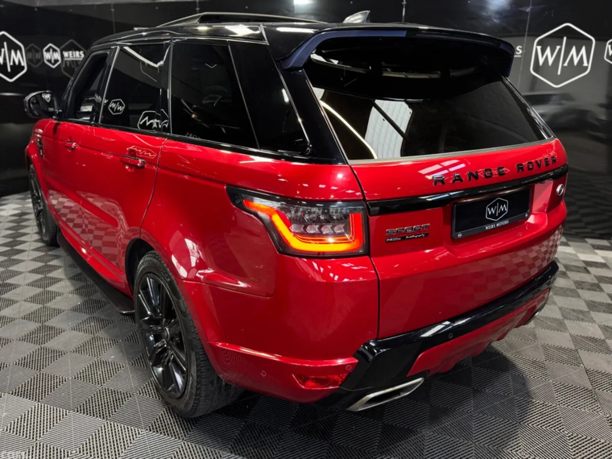 Land Rover Range Rover Sport Estate, Petrol Plug-in Hybrid, 2020, Red