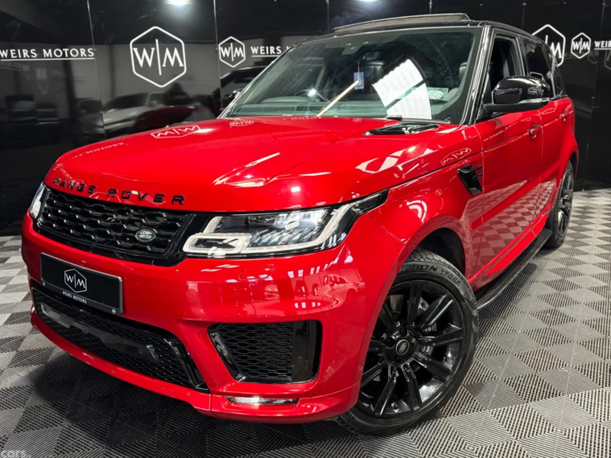 Land Rover Range Rover Sport Estate, Petrol Plug-in Hybrid, 2020, Red