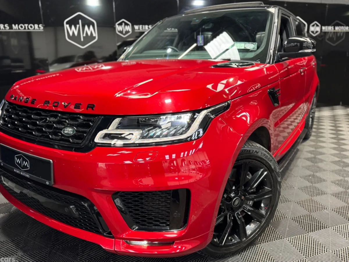 Land Rover Range Rover Sport Estate, Petrol Plug-in Hybrid, 2020, Red