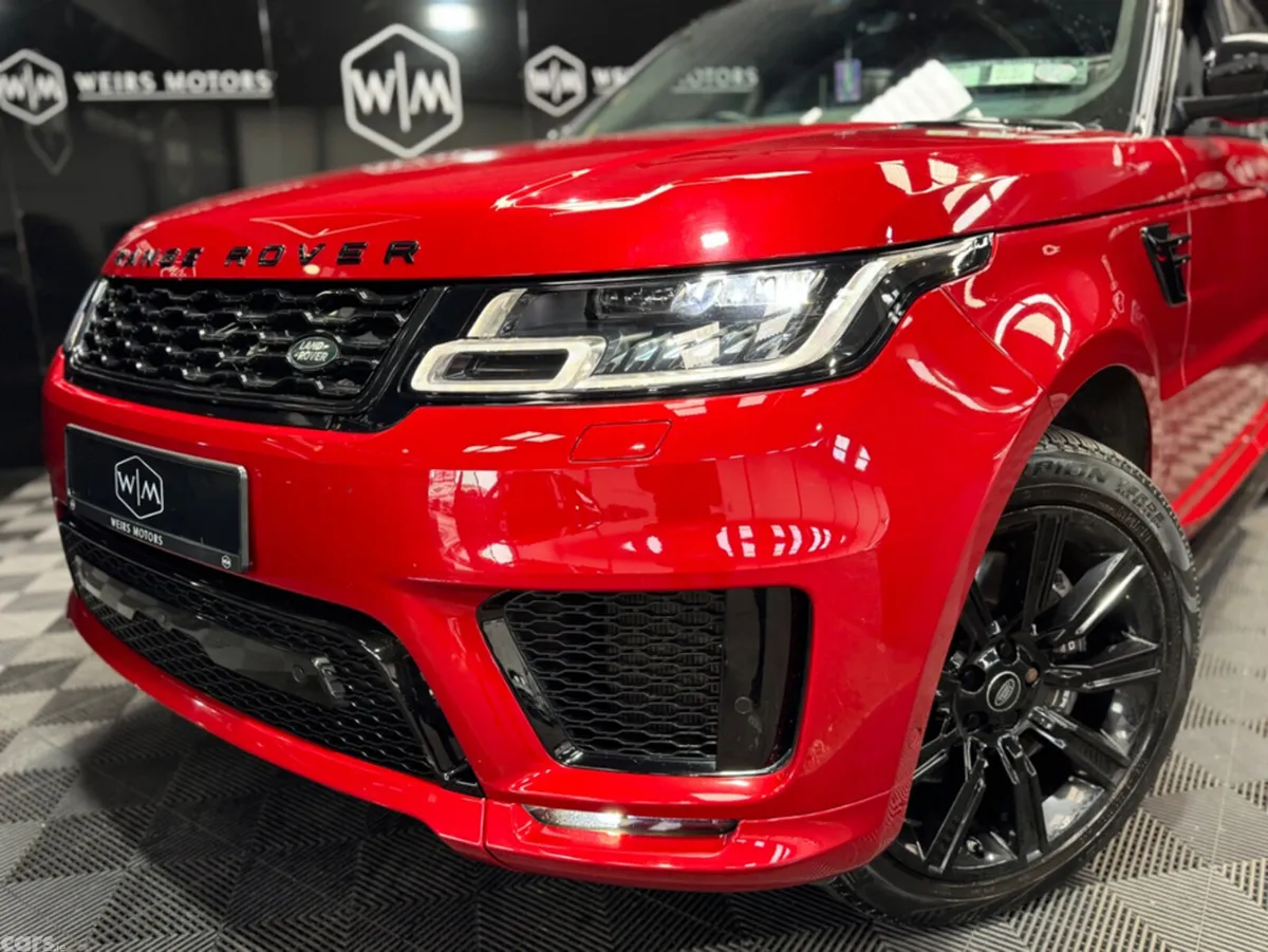 Land Rover Range Rover Sport Estate, Petrol Plug-in Hybrid, 2020, Red