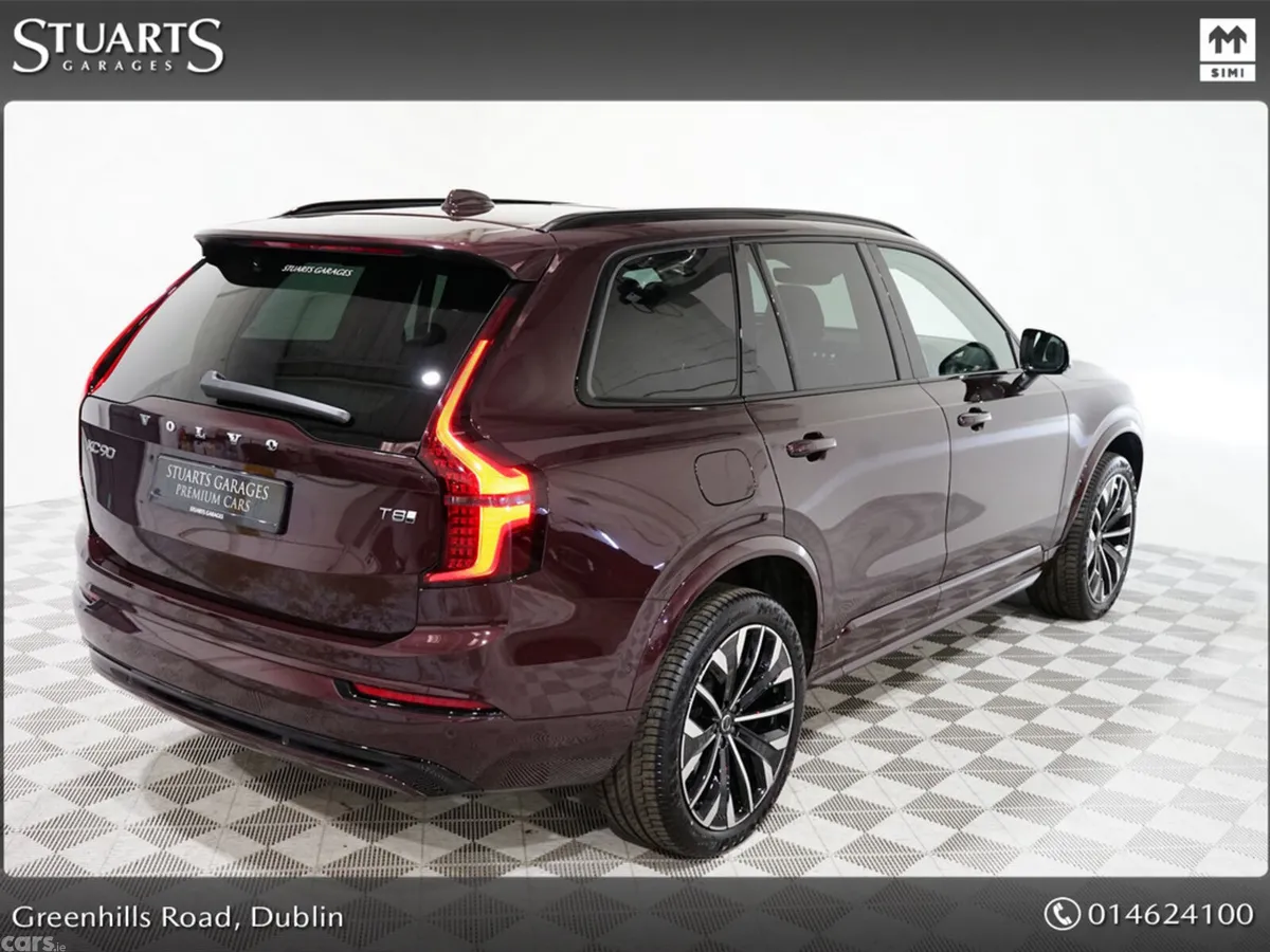Volvo XC90 Estate, Petrol Plug-in Hybrid, 2026, Red