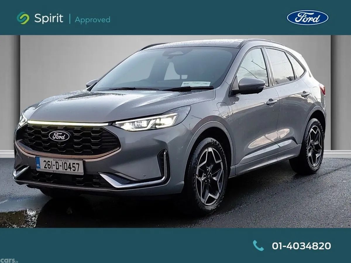 Ford Kuga SUV, Petrol Plug-in Hybrid, 2026, Grey