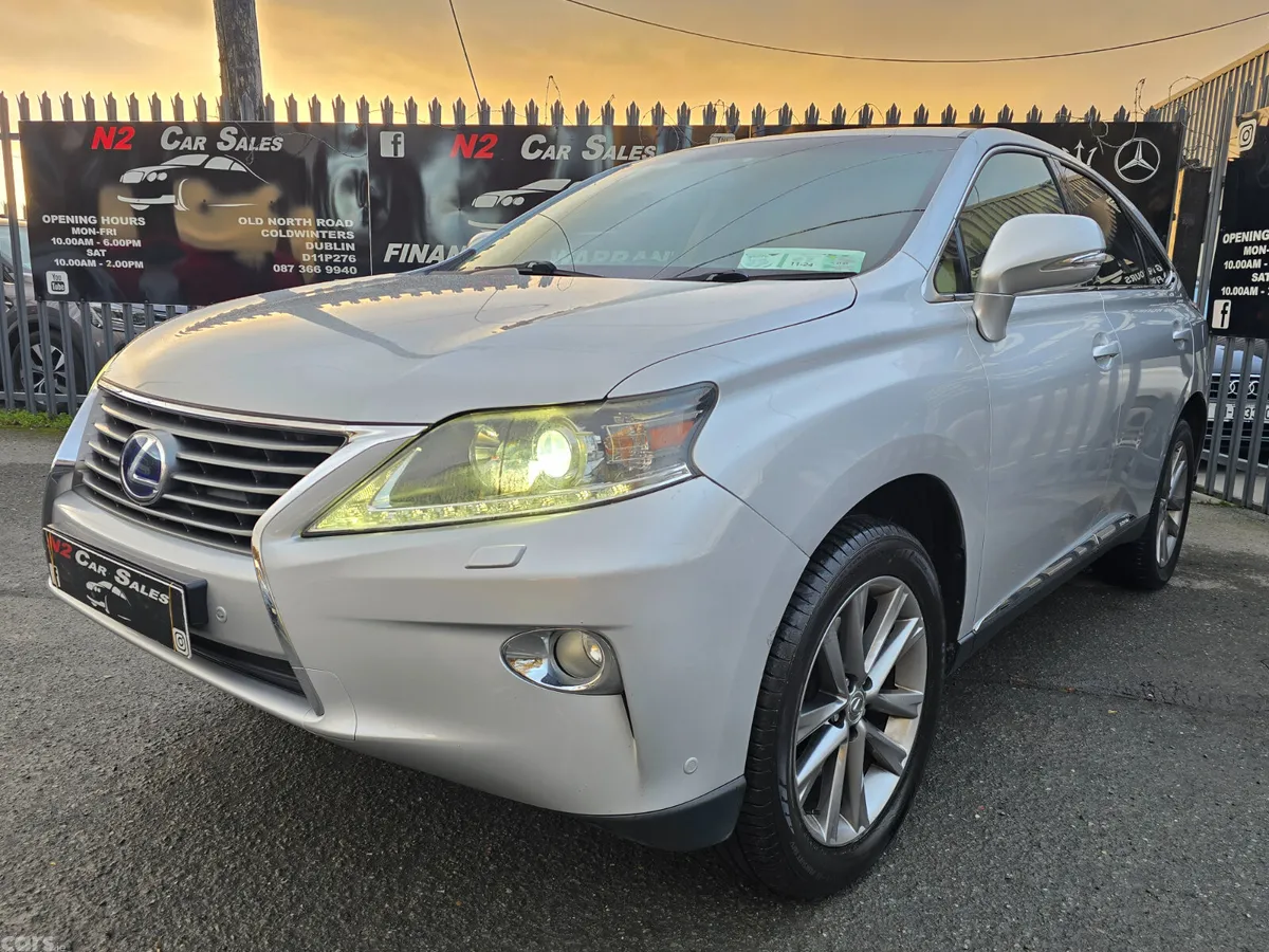 Lexus RX SUV, Petrol Hybrid, 2013, Silver