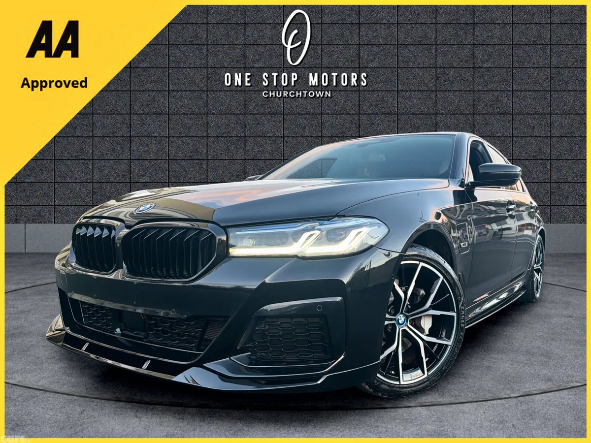 BMW 5-Series Saloon, Petrol Plug-in Hybrid, 2022, Black