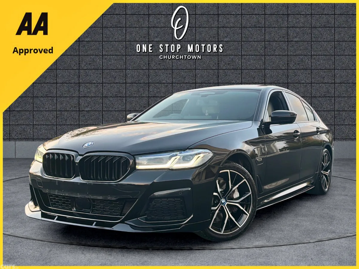 BMW 5-Series Saloon, Petrol Plug-in Hybrid, 2022, Black