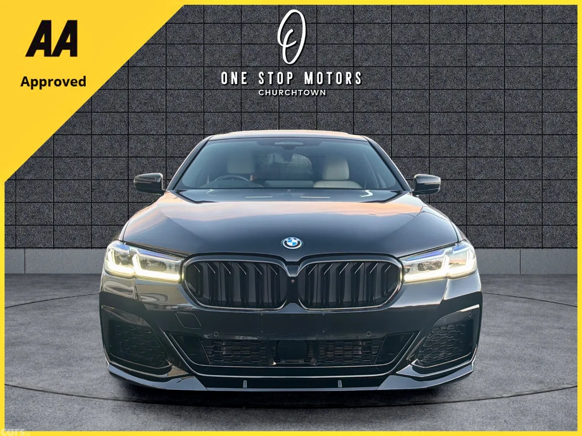 BMW 5-Series Saloon, Petrol Plug-in Hybrid, 2022, Black