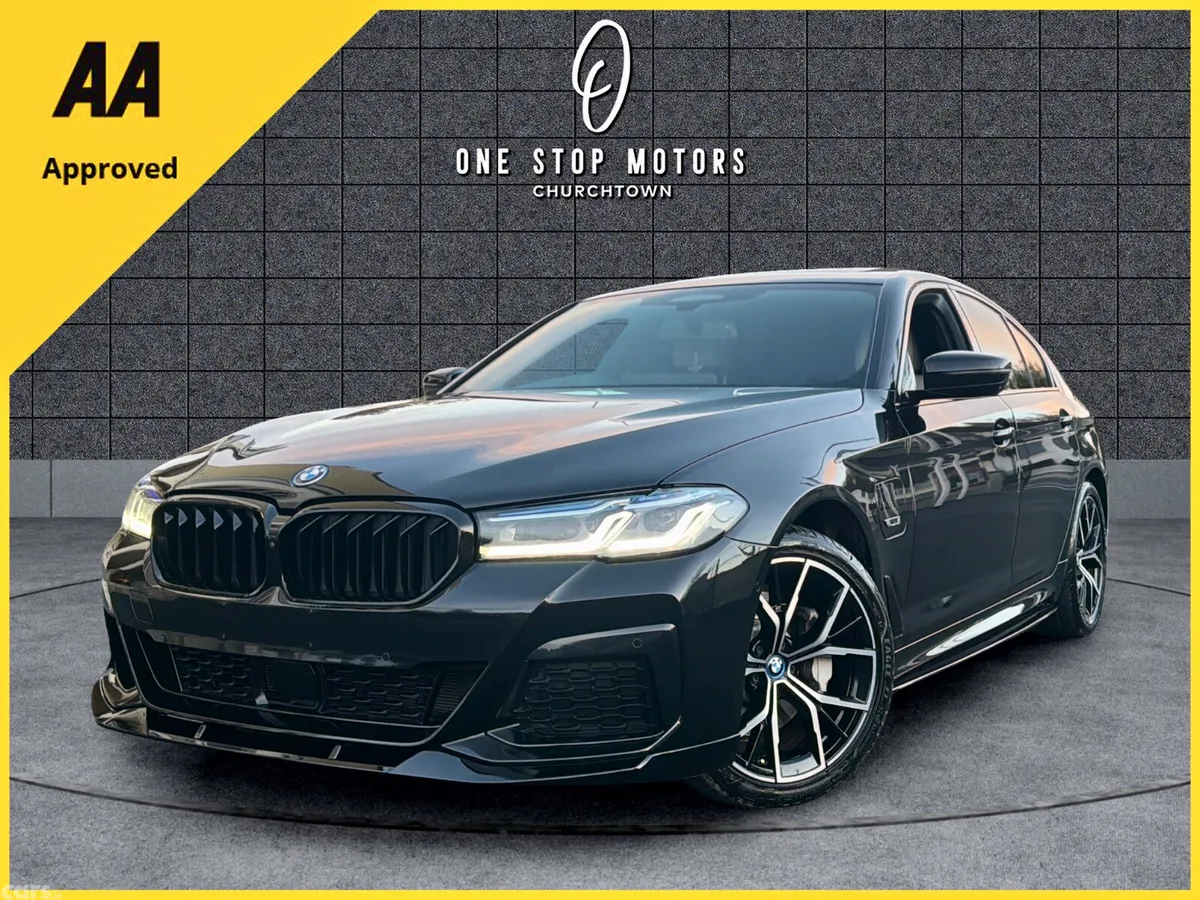 BMW 5-Series Saloon, Petrol Plug-in Hybrid, 2022, Black