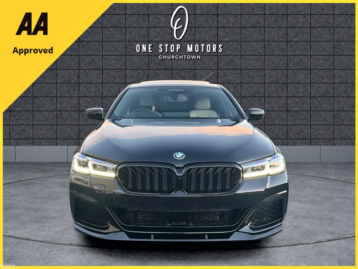 BMW 5-Series Saloon, Petrol Plug-in Hybrid, 2022, Black