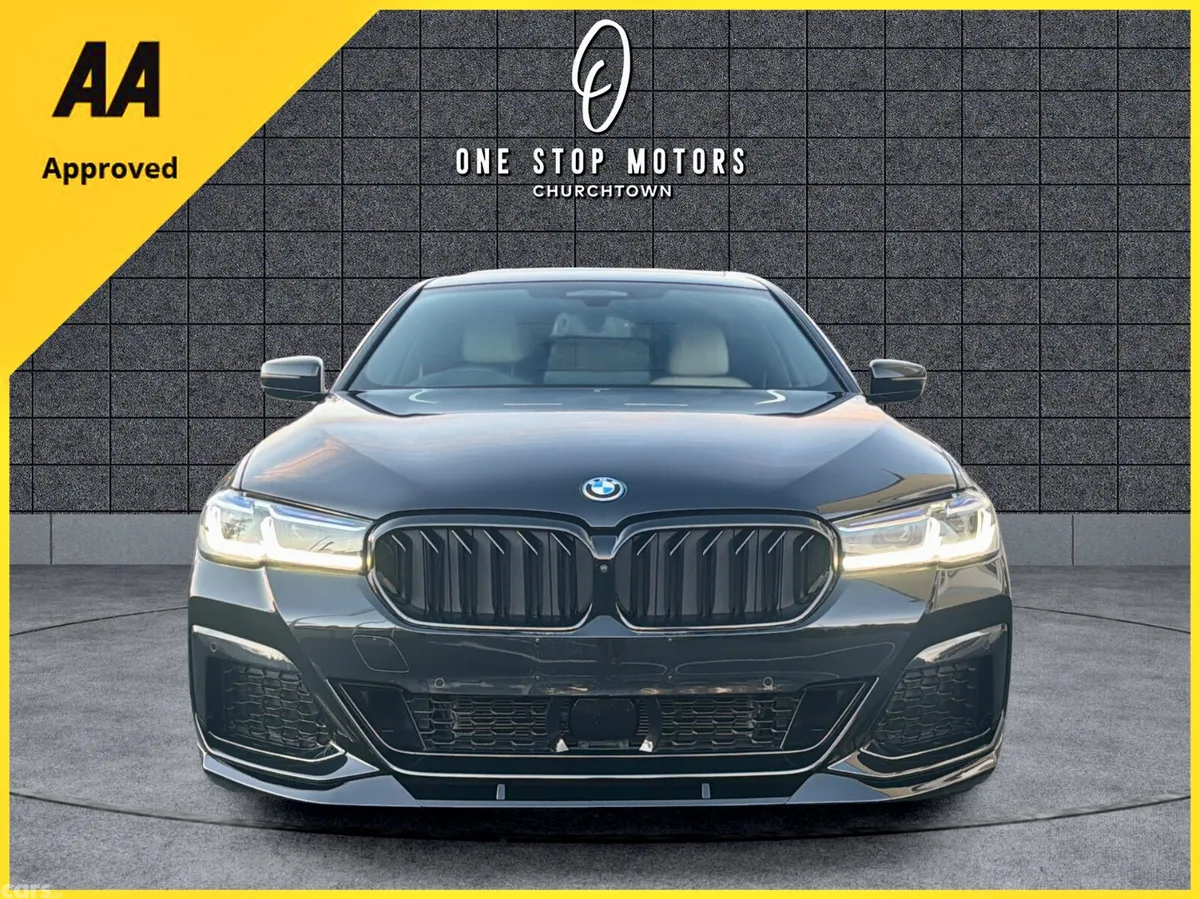 BMW 5-Series Saloon, Petrol Plug-in Hybrid, 2022, Black