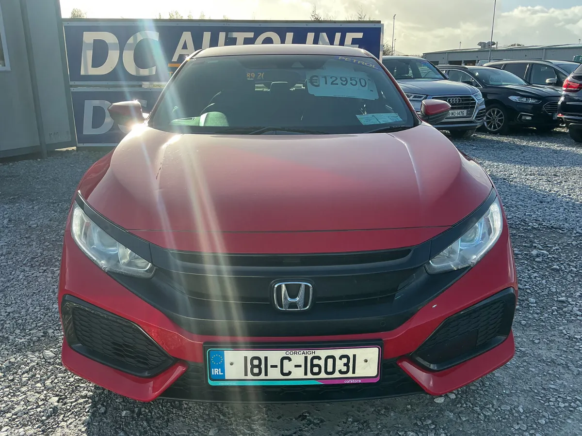 Honda Civic Hatchback, Petrol, 2018, Red