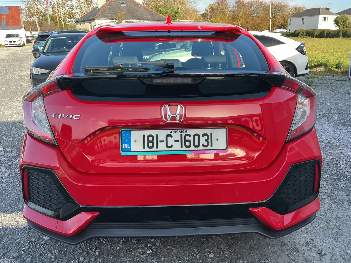 Honda Civic Hatchback, Petrol, 2018, Red