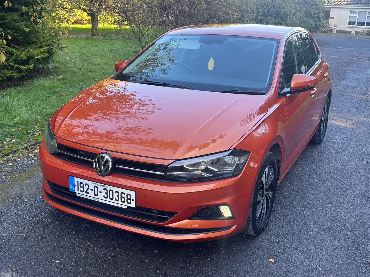 Volkswagen Polo Hatchback, Petrol, 2019, Orange