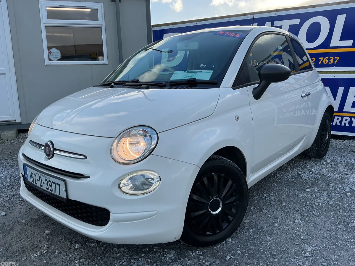 Fiat 500 Hatchback, Petrol, 2018, White