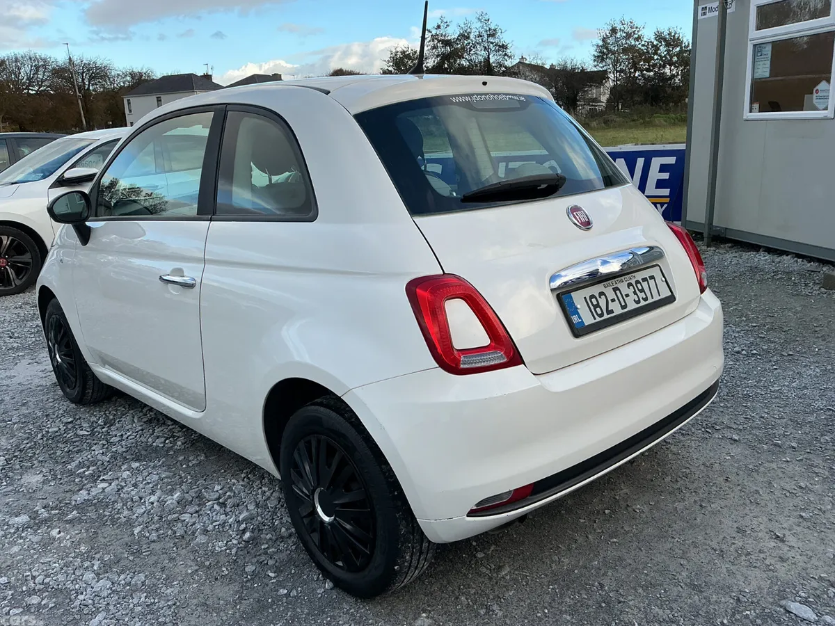 Fiat 500 Hatchback, Petrol, 2018, White