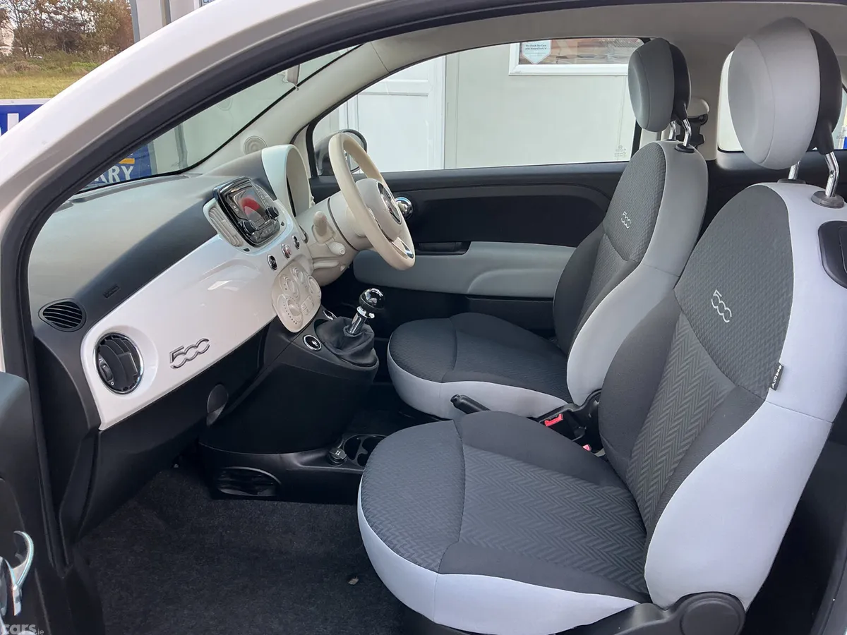 Fiat 500 Hatchback, Petrol, 2018, White