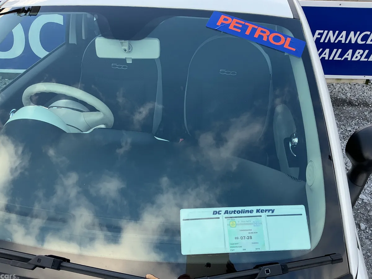 Fiat 500 Hatchback, Petrol, 2018, White