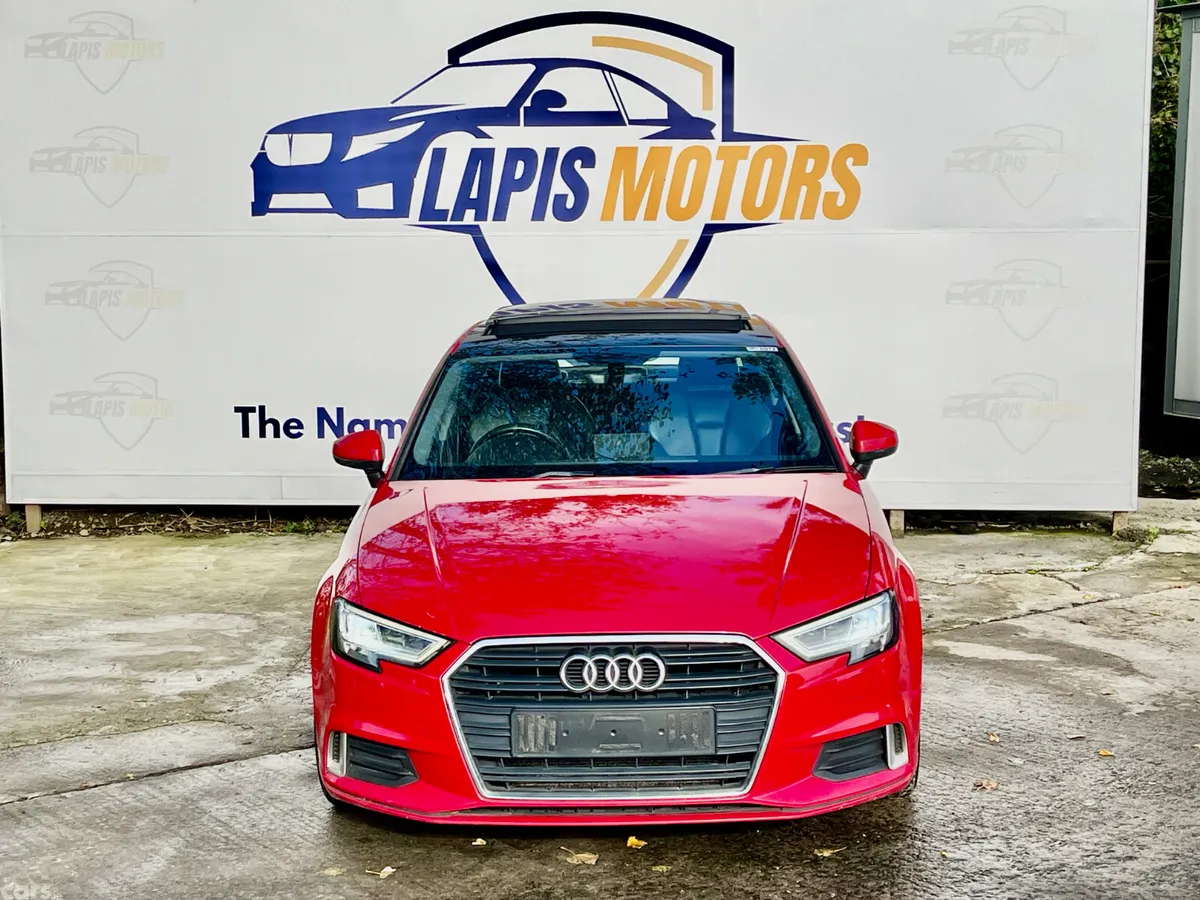 Audi A3 Saloon, Petrol, 2017, Red
