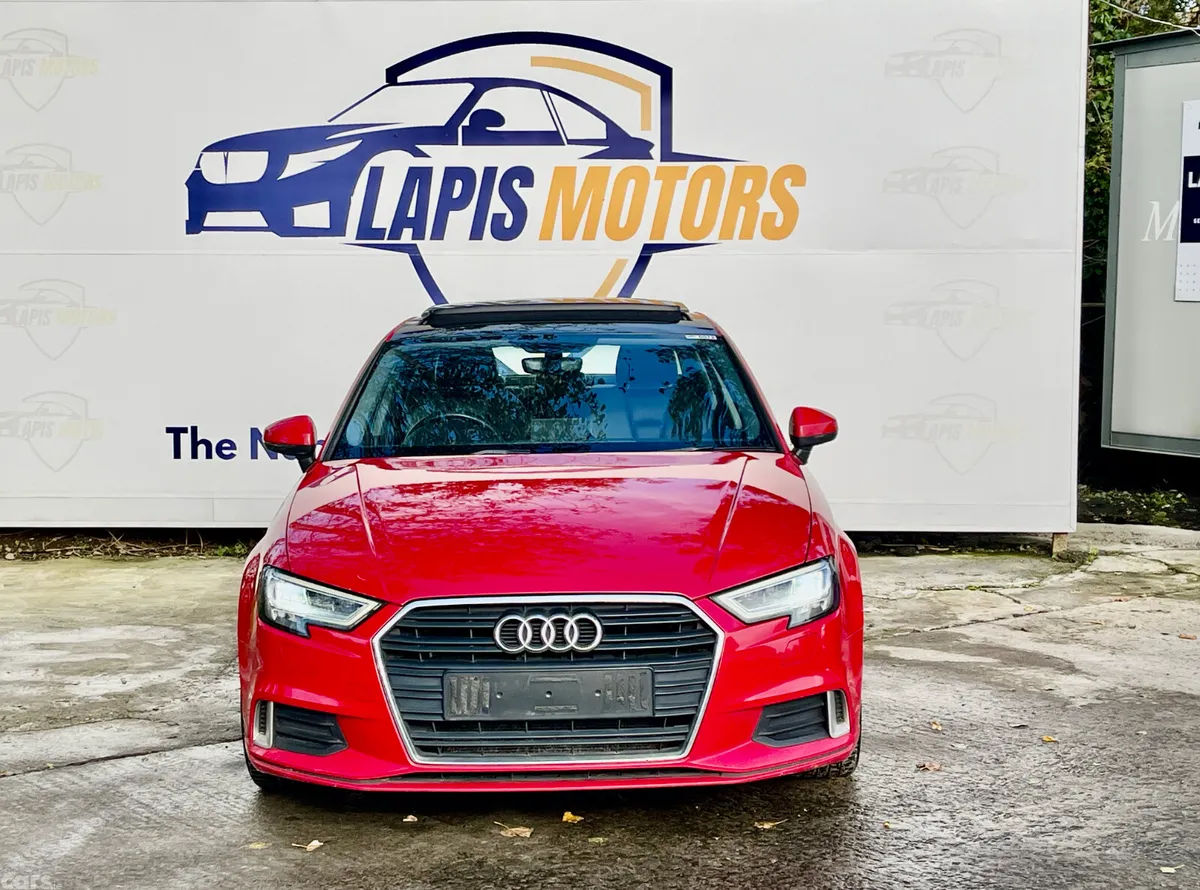 Audi A3 Saloon, Petrol, 2017, Red