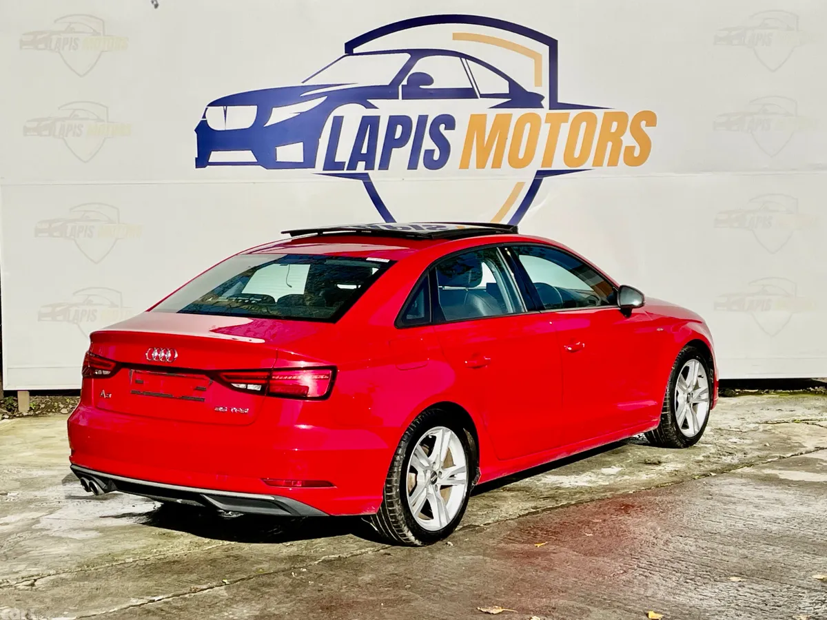 Audi A3 Saloon, Petrol, 2017, Red