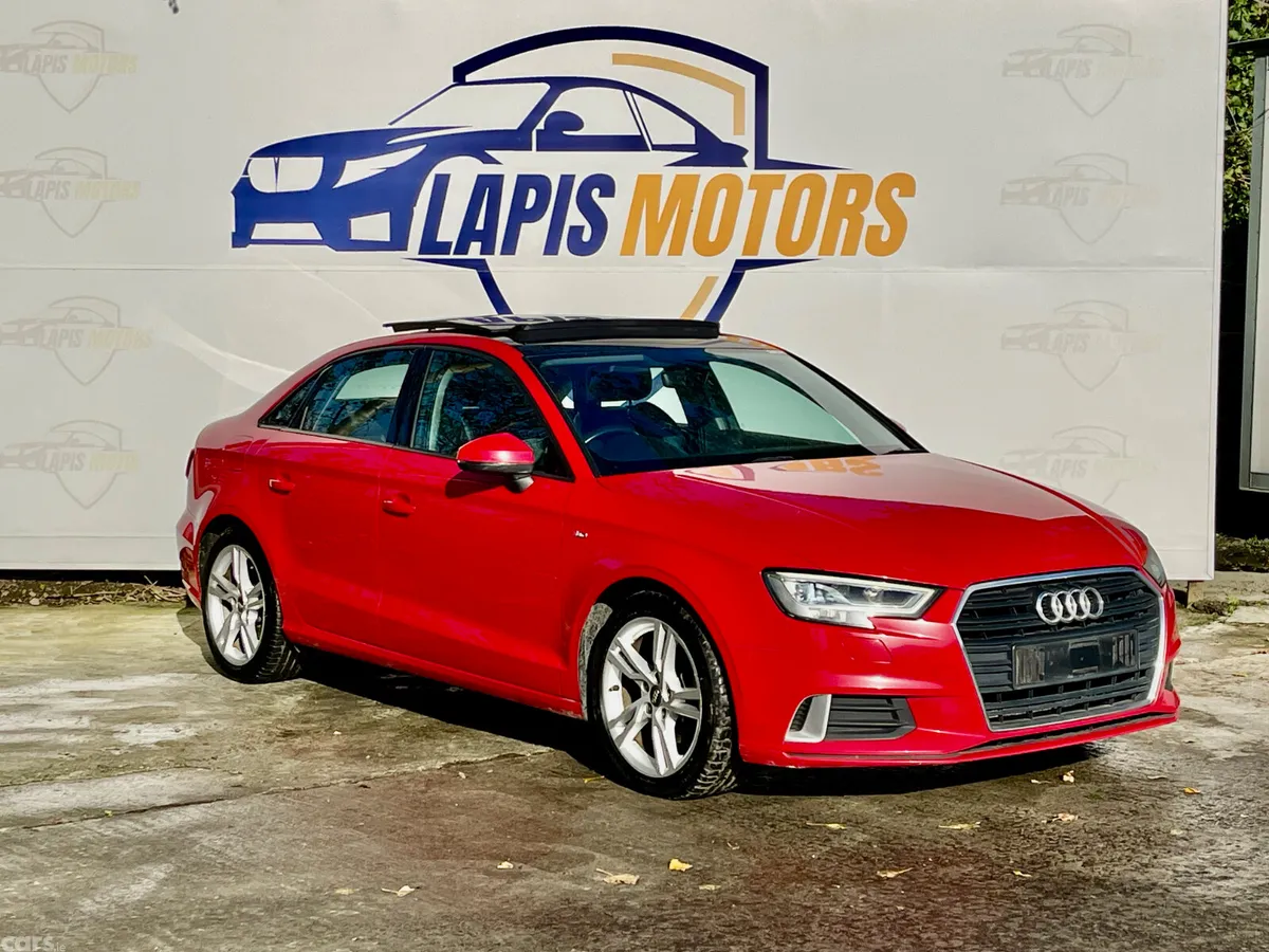 Audi A3 Saloon, Petrol, 2017, Red