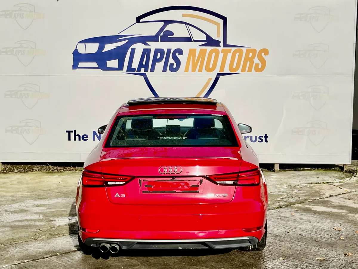 Audi A3 Saloon, Petrol, 2017, Red